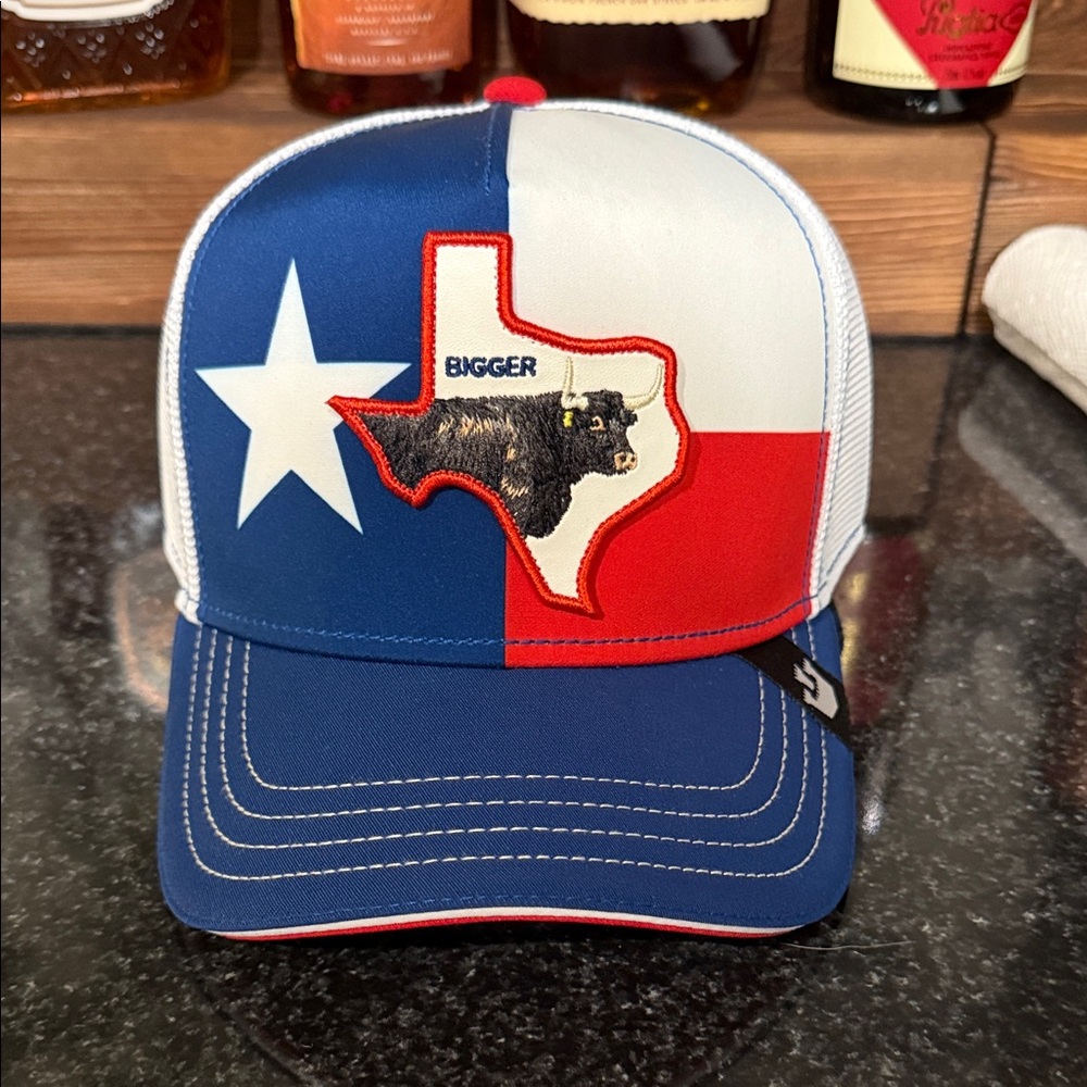 Goorin Bros Red and Blue Trucker Hat